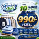 🧺 Prime Family Pack–10 Clothes @ ₹990