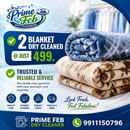 Get 2 Blankets Dry Cleaned @ Just ₹499