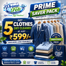 🧺 Prime Saver Pack–5 Clothes @ ₹599
